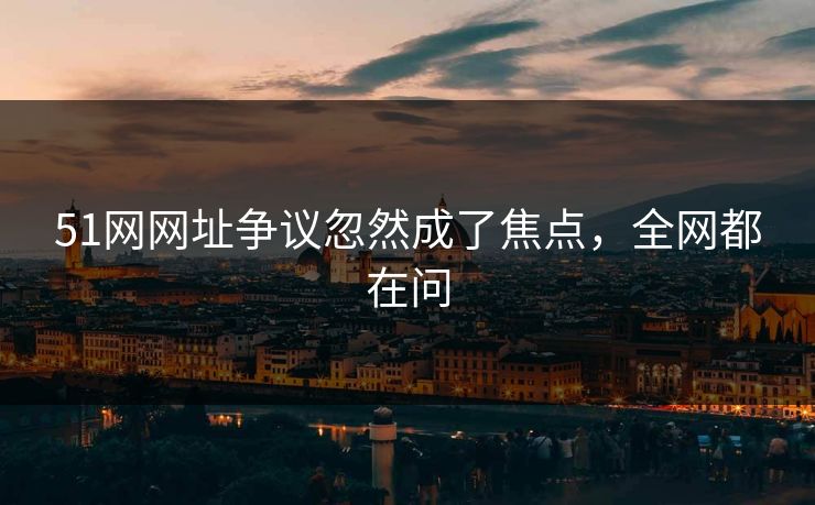 51网网址争议忽然成了焦点，全网都在问